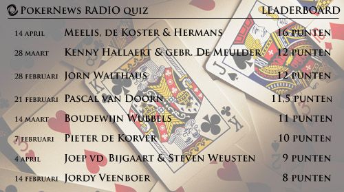 PokerNews Radio - luister de uitzending terug van 11 april 101