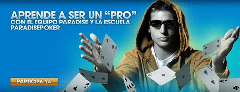 La Escuela Paradise Poker ofrecer freerolls con premios increíbles en Abril 101