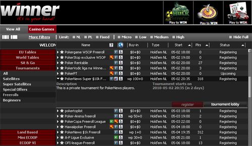 PokerNews vă aduce Freeroll de .000 pe Winner Poker 101