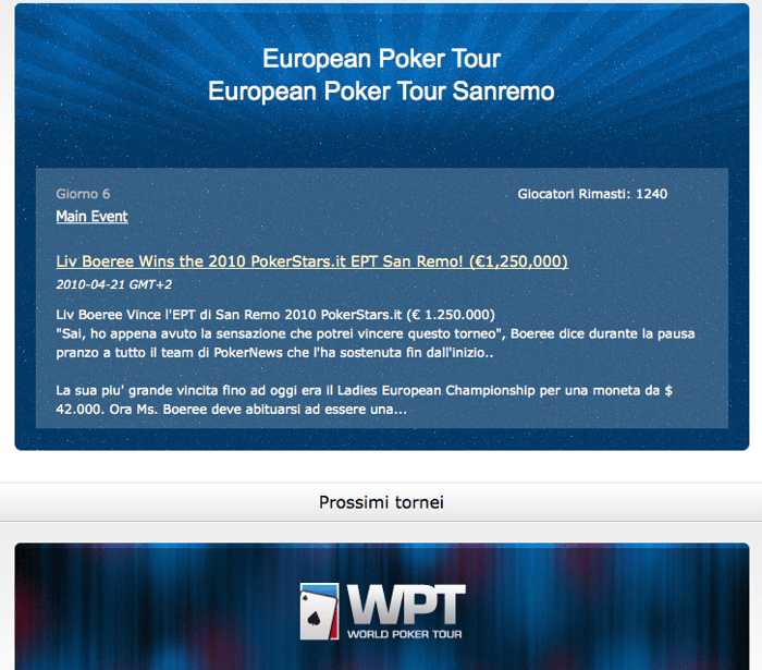 WPT Grand Prix the Paris - Diretta su PokerNews con un Software Blog Ancora più Innovativo! 101