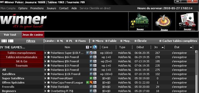 Winner Poker : 1.000$ Cash  gagner le 1er juin  19h35 (Freeroll PokerNews) 101