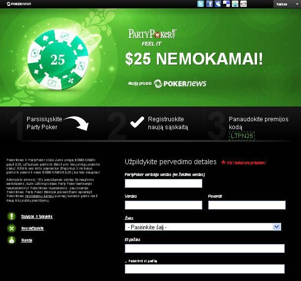 PartyPoker dovanoja daugiau nei 40 metų WSOP pagrindiniuose turnyruose 102
