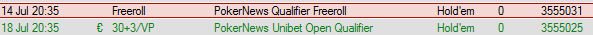 Турнирите може да откриете на Tournaments --> Private