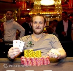 WSOPE vinner Scott Shelley, England