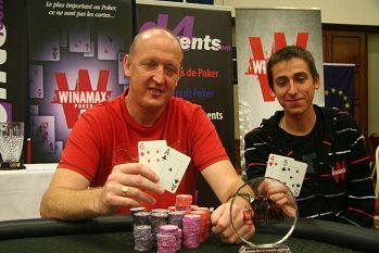 Alan Trueick and runner up Romain Mahot