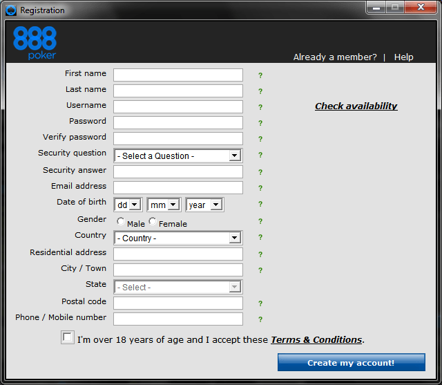 deposit methods on 888 poker