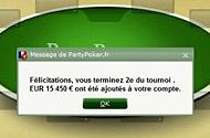 Poker en ligne (.fr) : Leo Laslandes explose le record de gains en tournois (41.838€ en... 102