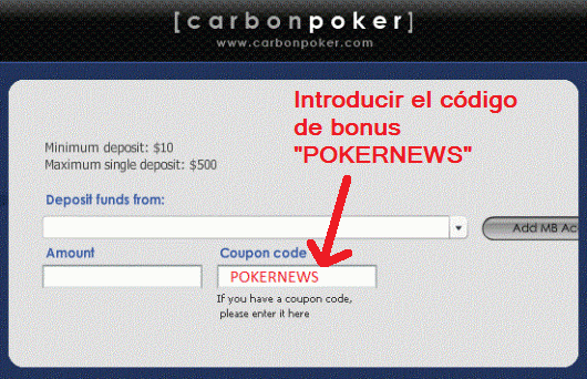 Usa el código de bonus para aprovechar ahora y en el futuro todas las ventajas del Club PokerNews