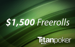 Club PokerNews Eksklusive .500 freeroll hos Titan Poker 102