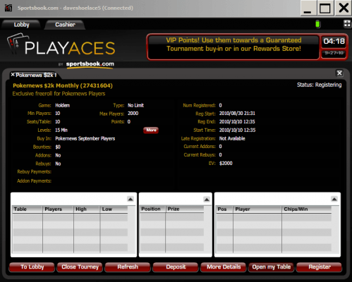 ¡Se acerca el freerolls mensual de 2.000$ de PlayersOnly! 101