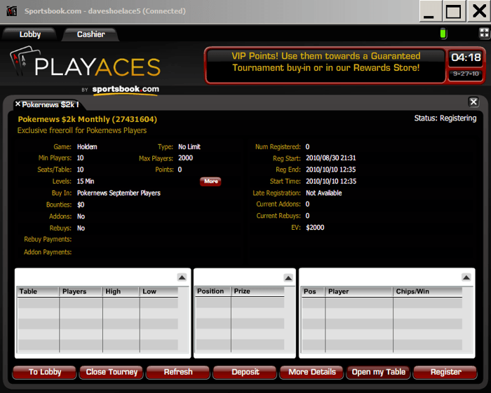 Ο χρόνος τελειώνει για το επόμενο ,000 Freeroll από το... 101