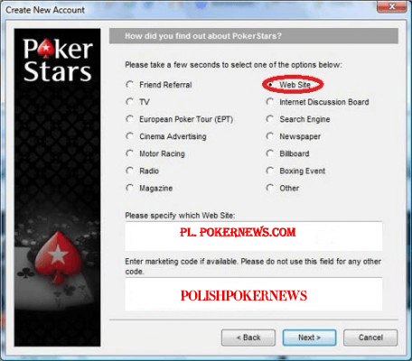 Nie zapomnij użyć kodu bonusowego POLISHPOKERNEWS aby zakwalifikować się do naszych ekskluzywnych promocji