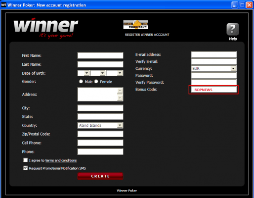 Un nou freeroll Winner Poker de 2.500$ se apropie. Calificarea necesită doar 10 puncte... 101