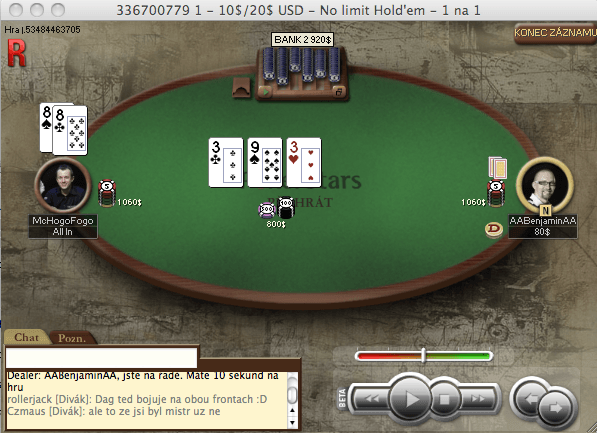 Das Heads-Up Finale zwischen Palovic und Hruby startet heute um 21:00 Uhr auf PokerStars 107