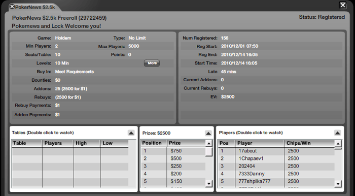 Класирайте се сега за Клуб PokerNews ,500 фрийрола в Lock... 101