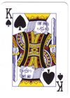 King of the Dal Negro deck of cards.