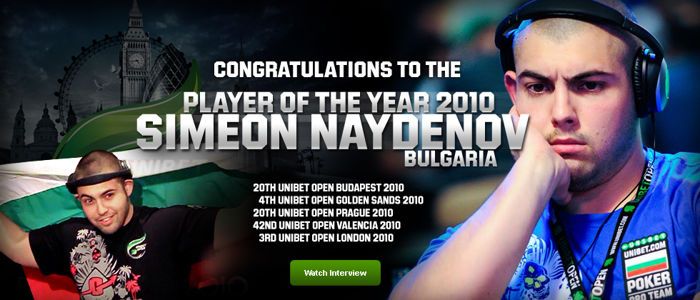 Симеон Найденов е Играч на Годината в Unibet Open 101