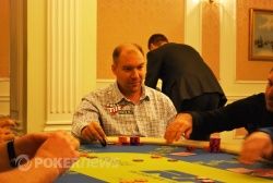 Виталий Лункин закончил первый игровой день со стэком 60,850