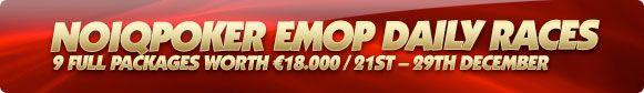 Rake Race PokerNika za Decembar i €5.000 ekskluzivno - NOIQ nudi još €250.000 tokom... 103