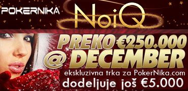 Update 06.12 - Stanje na listi za RakeRace PokerNika.com na NOIQ 101