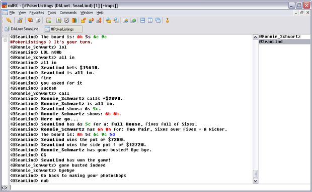 IRC pokeris