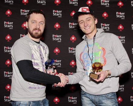Nugalėtojai Rytis Šeškaitis ir Artūras Jacikas