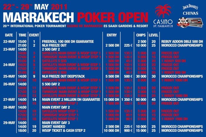 Marrakech Poker Open XX (22-29 mai) au Casino Es Saadi 103