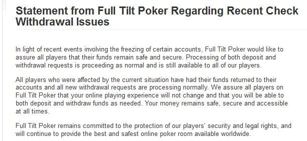 UPDATE: Paniek in de pokerwereld, alles wat je moet weten! (update: maandag 18 april) 101