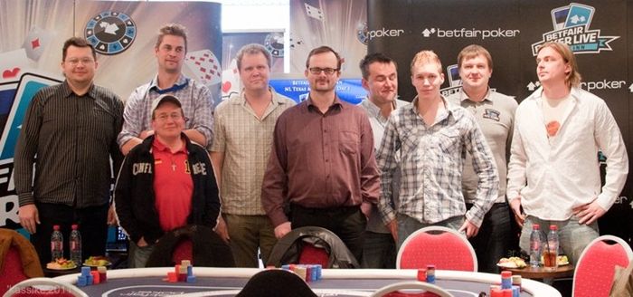 Betfair Poker Live! 2011 üheksa finalisti hulgas oli kolm eestlast