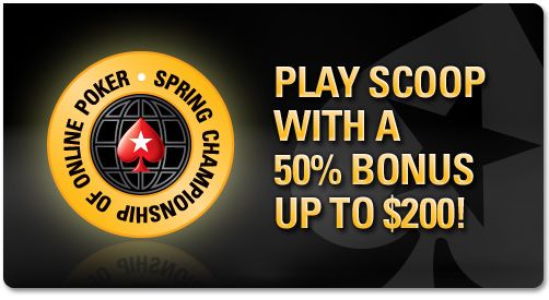 PokerStars SCOOP Freerolls - 15.000$ en satélites exclusivos 101