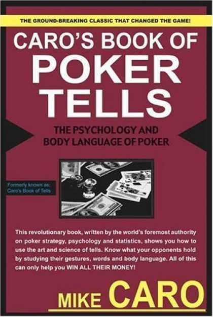 Knygų lentyna: “Caro’s Book of Poker Tells” 101
