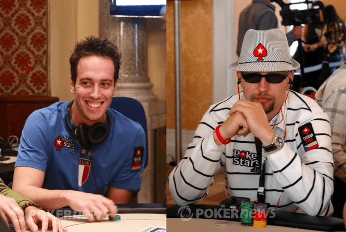 Členové Team PokerStars Pro Lex Veldhuis a Martin Hrubý