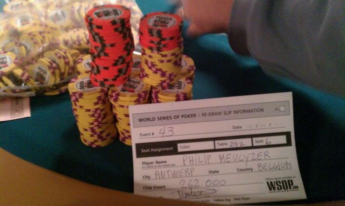 WSOP 2011 LIVE updates: Philip Meulyzer finisht als 8ste (Event 43: .500) 108