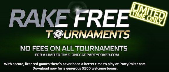Hrajte turnaje na PartyPokeru bez jediného poplatku herně! 101