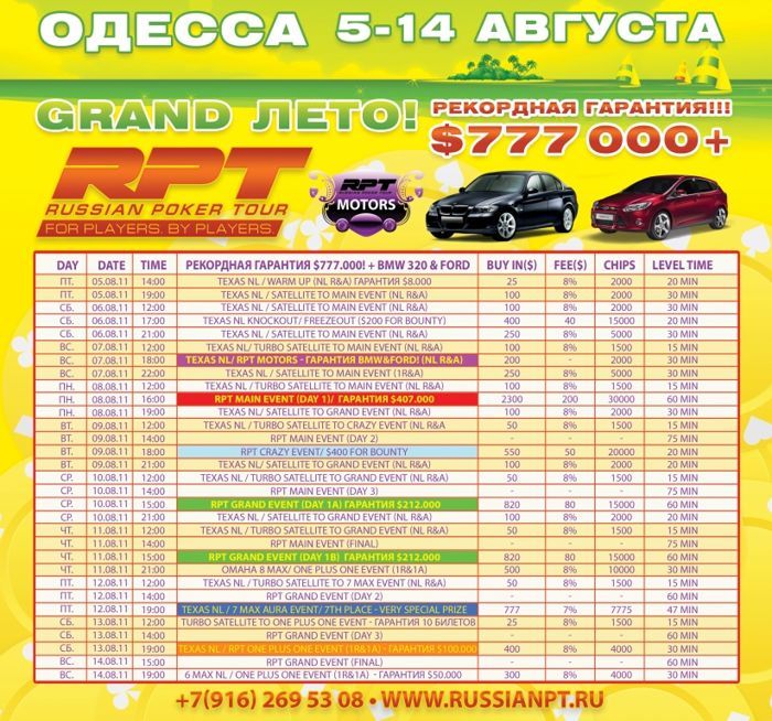 RPT Одесса с 5-го по 14-е августа - рекордная гарантия... 101