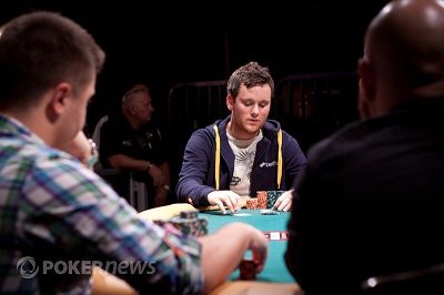 Harald Olsen i aksjon under øvelsen $1.000 NLH, hvor han endte på en 5. plass