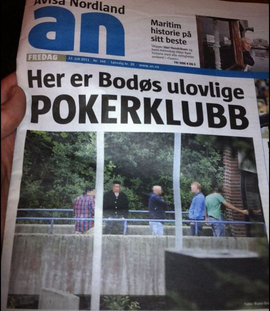 Bilde av dagens utgave av Avisa Nordland.