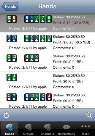 Holdem Manager 2 за iPhone 102