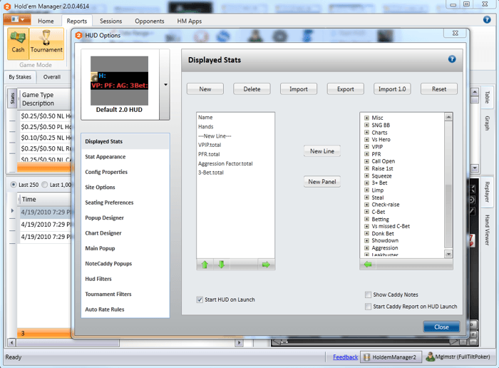 Holdem Manager 2 на хоризонта 109