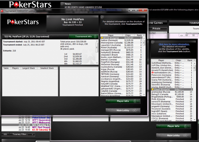 Победи за K0VAK и zumbii в PokerStars 101