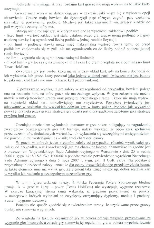 Jest odpowiedz Ministerstwa Finansów na skargę kasacyjną 105