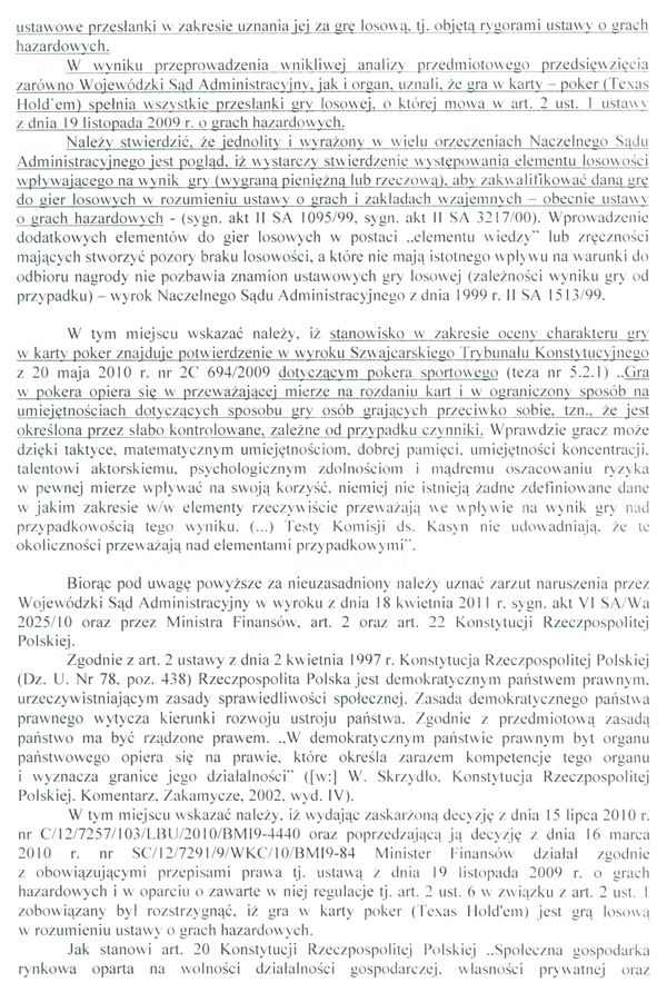 Jest odpowiedz Ministerstwa Finansów na skargę kasacyjną 106