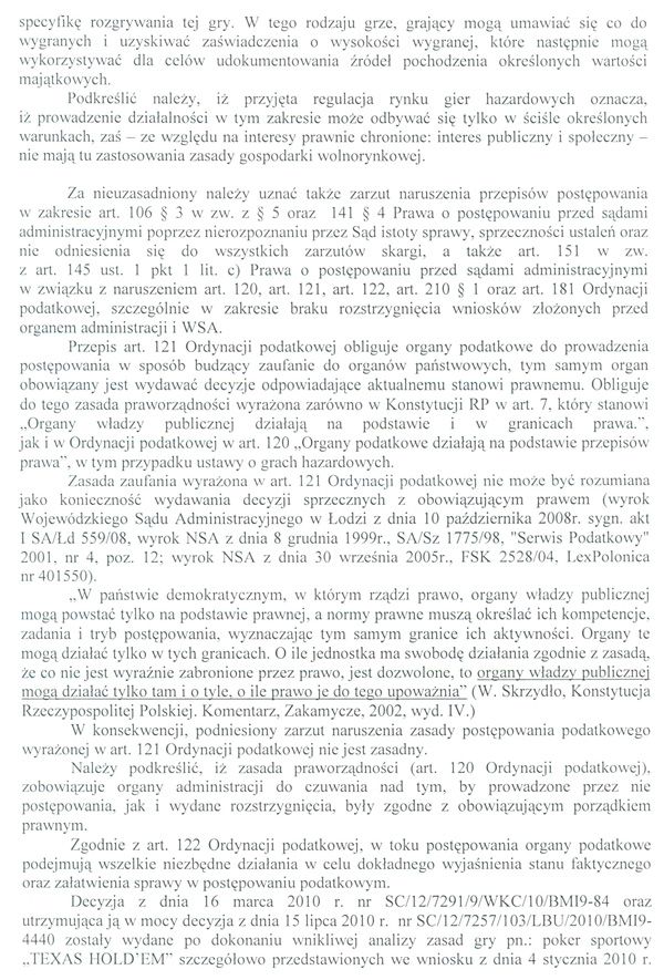 Jest odpowiedz Ministerstwa Finansów na skargę kasacyjną 108