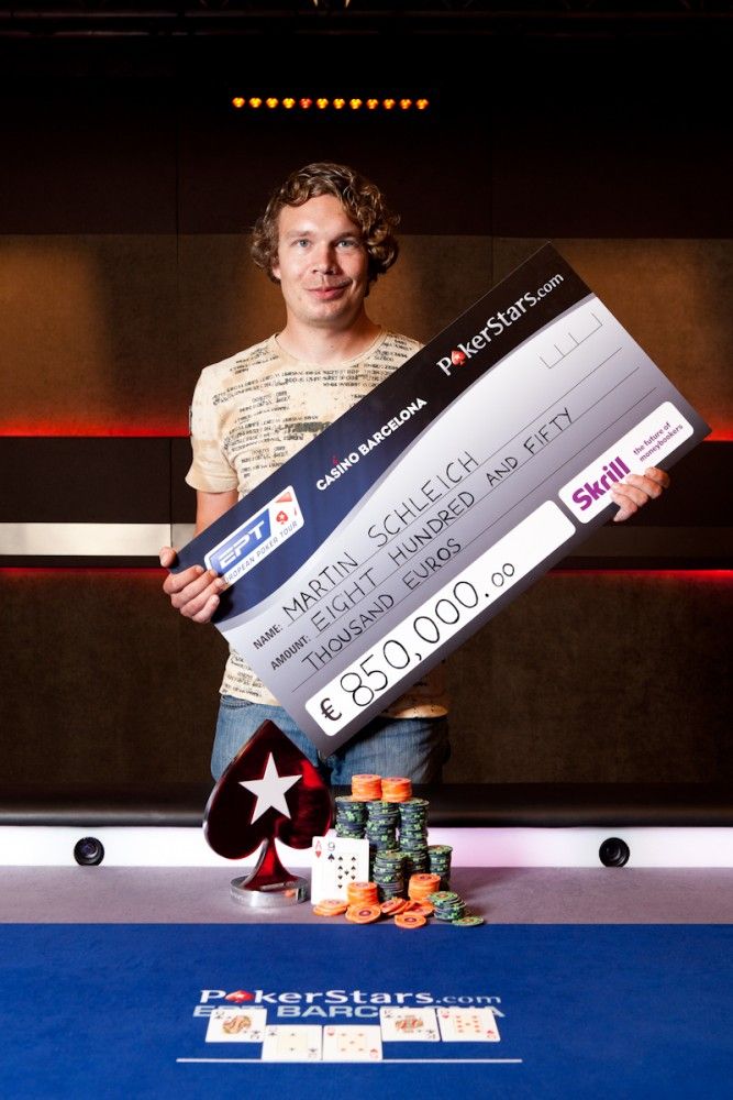 Martin Schleich - vítěz EPT Barcelona