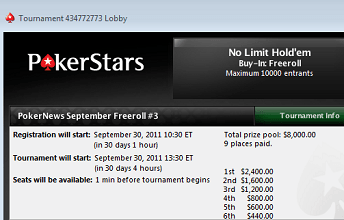 Zakwalifikuj się do ekskluzywnych freerolli z pulą ,000 na PokerStars w tym miesiącu 101