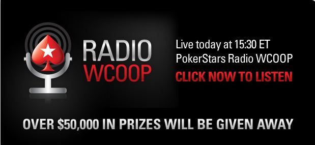 Få med deg PokerStars sine WCOOP Radio sendinger og Inside WCOOP TV