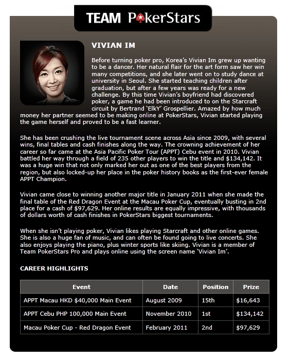 포커스타즈의 한국 최초 여성 프로! Vivian Im! 101