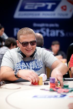 Žetonų lyderis Lukaszas Golczykas