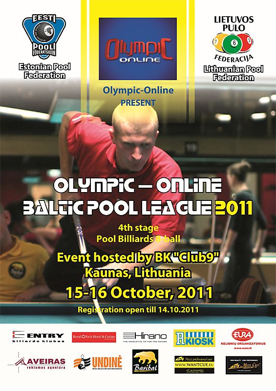Olympic-Online Baltic Pool League 2011 Kaunases 101