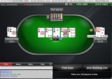 PokerStars entrega la mano 70 mil millones 102